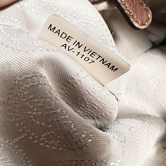 Michael Kors Khaki Signature Canvas Double Handles Tote Bag - Picture 13 of 16